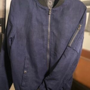 Distortion Clothing | Navy Blue Jacket | Men's Large